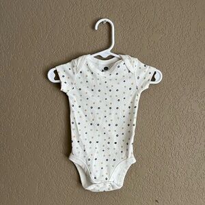 Small Story White Bodysuit with Colorful Dots